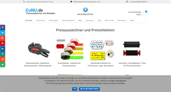 Desktop Screenshot of cunu.de